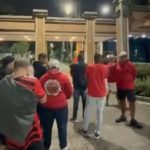 Membros de organizada do Flamengo fazem ‘blitz’ na casa de Carrascal durante festa