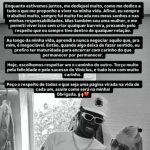 Virginia anuncia fim do namoro com Vini Jr.: ‘Que seja página virada’