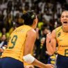 No tie-break, Brasil vence Itália, em Brasília, e acaba com invencibilidade de 39 jogos da atual campeã olímpica