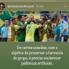 Davide Ancelotti explica gesto polêmico em Brasil x Escócia: “Conversa alheia à substituição de Neymar”