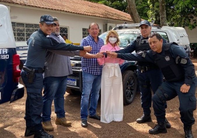TBT ¨Após gestões no Governo, Gerson Claro comemora reforço na segurança em Sidrolândia¨
