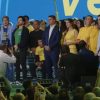 PL lança candidatura de Flávio à Presidência em evento com vídeo de Jair Bolsonaro feito por IA, apoio de Michelle e discurso de Milei