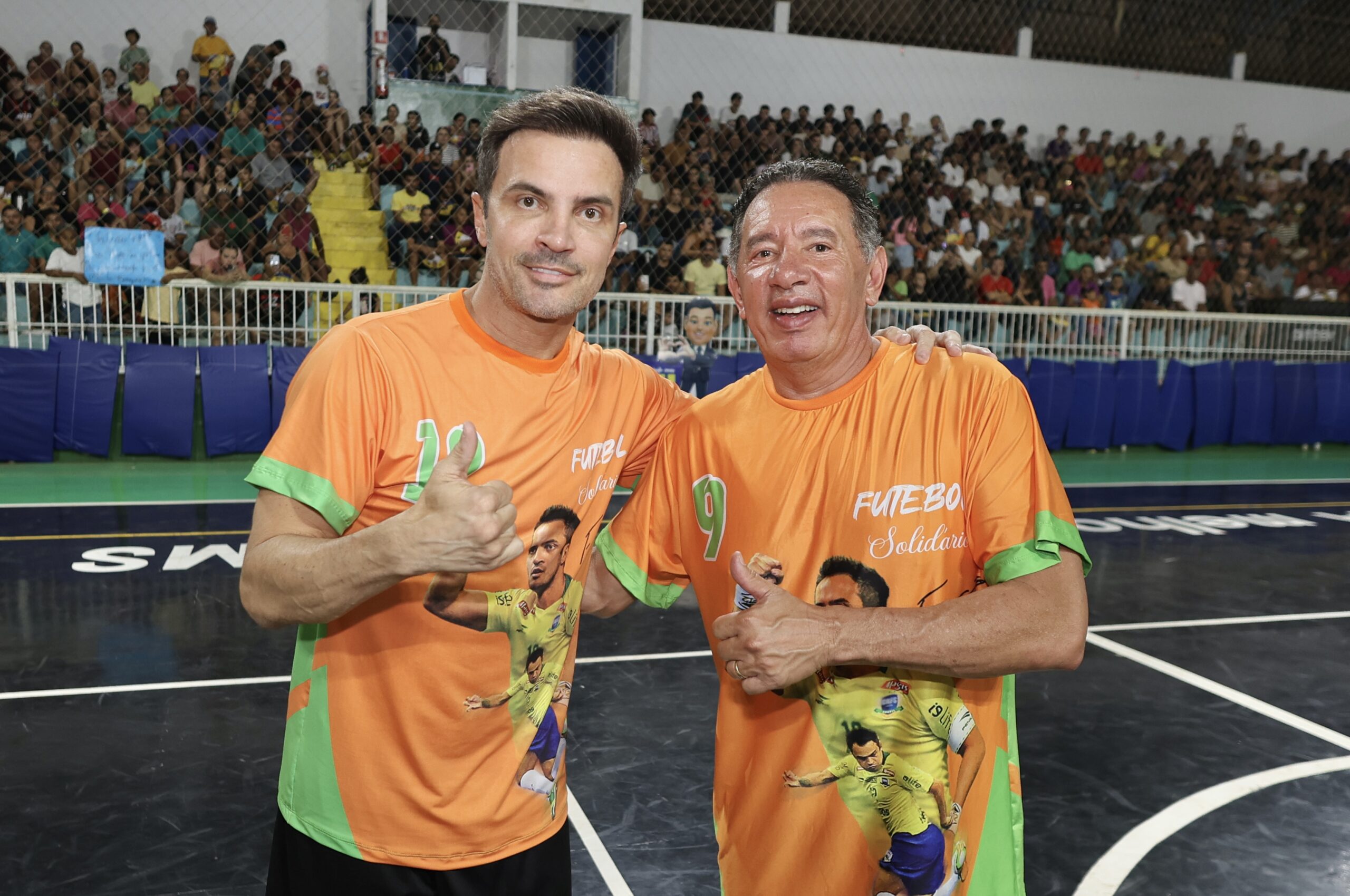 TBT ¨Gerson Claro participa do Futebol Solidário em Miranda ao lado do craque Falcão¨