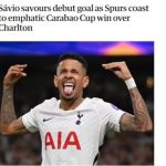 “Príncipe do Tottenham”: imprensa inglesa se rende a Savinho após estreia com gol e assistência