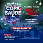 As inscrições para a 17ª Edição da Copa Cassems começam no dia 9 e vão até o dia 27 de setembro.
