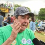 Em ato na Afonso Pena, Riedel promete mobilização para eleger Flávio Bolsonaro