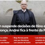 Fachin suspende decisão de Mendonça que afastou Andrei Rodrigues da PF e decisão de Dino que reintegrou diretor